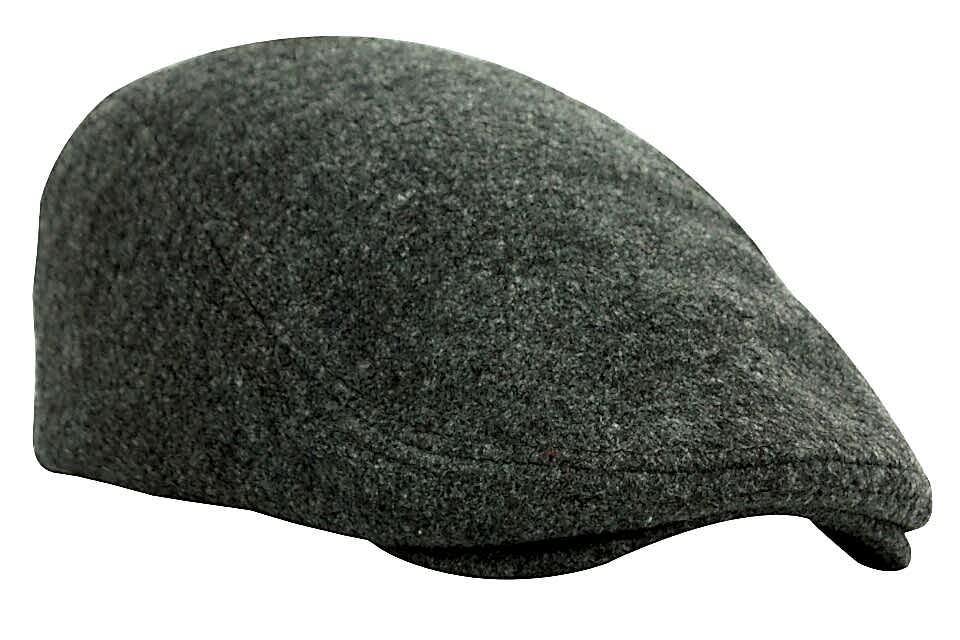 Erkek Şapka Füme Kışlık Trend Flat Cap Yün Kasket
