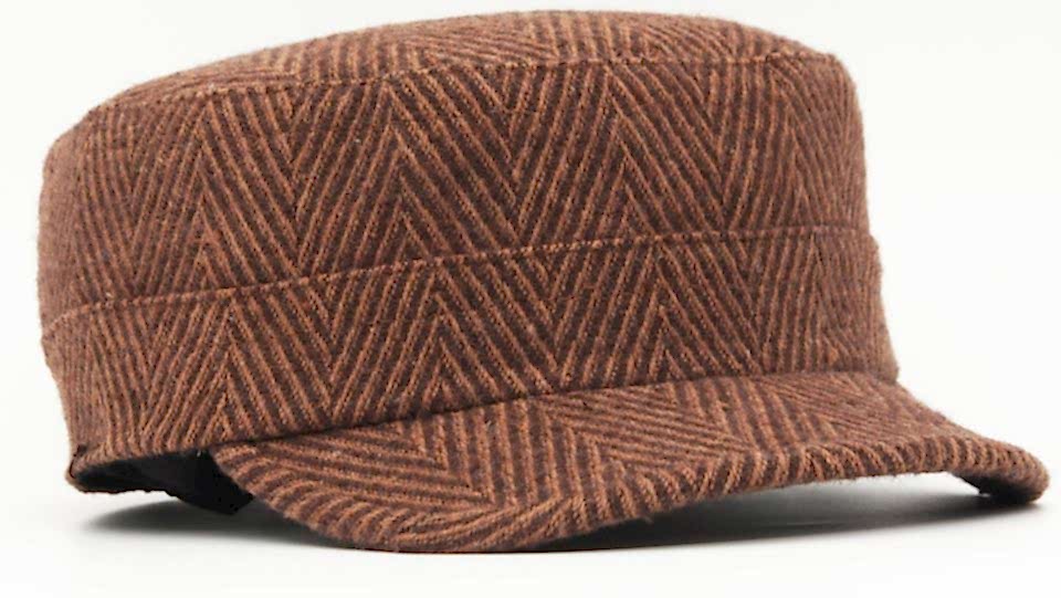 Erkek Yün Fidel Castro Şapka Wool Military Hat
