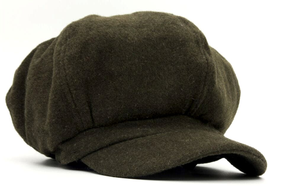 Kadın Yünlü Vintage Kasket Retro Kışlık Şapka