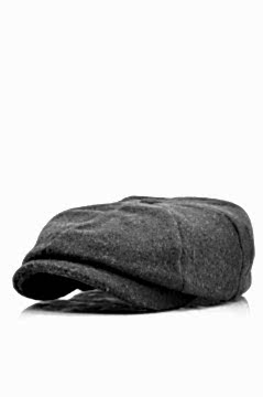 İtalyan Kasket Yün Şapka Peaky Kasket-Füme
