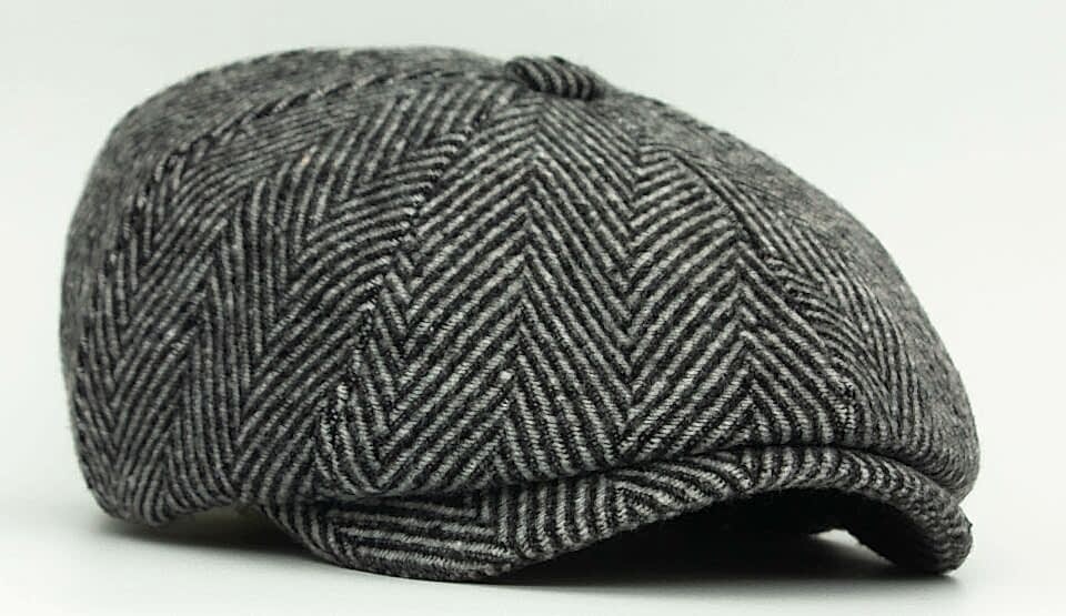 Erkek İngiliz Premium Newsboy Driver Kasket-Siyah