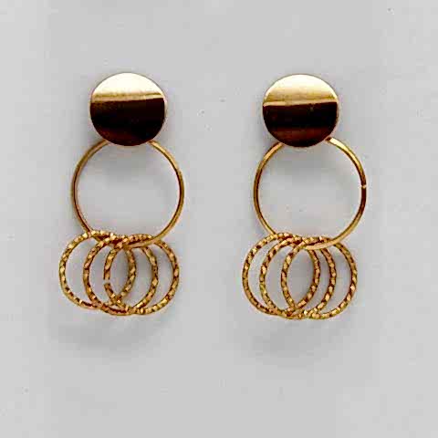 Kadın Küpe Gold Renk küpe