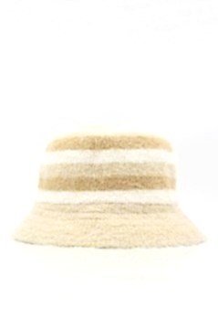 Angora Yünü Camel Renk Bucket Şapka