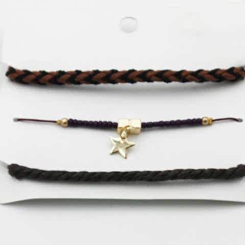 Kadın Erkek Bileklik İp Bİleklik Bujiteri Hediyelik