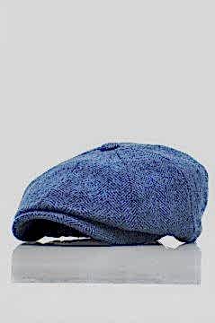 Erkek Peaky Balıksırtı Desenli İngiliz Kasket Şapka