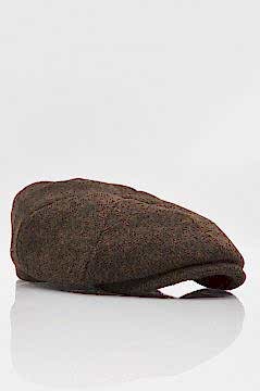 İtalyan Kasket Şapka Balıksırtı Peaky Blinders Kasket-Kahve