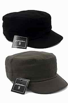 Castro Siyah Ve Haki Şapka Ikili Set Kastro Set Unisex