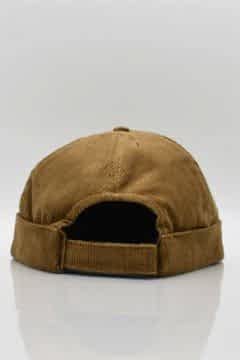 Kışlık Kadife Takke Hip-Hop Bere Docker Şapka-Camel