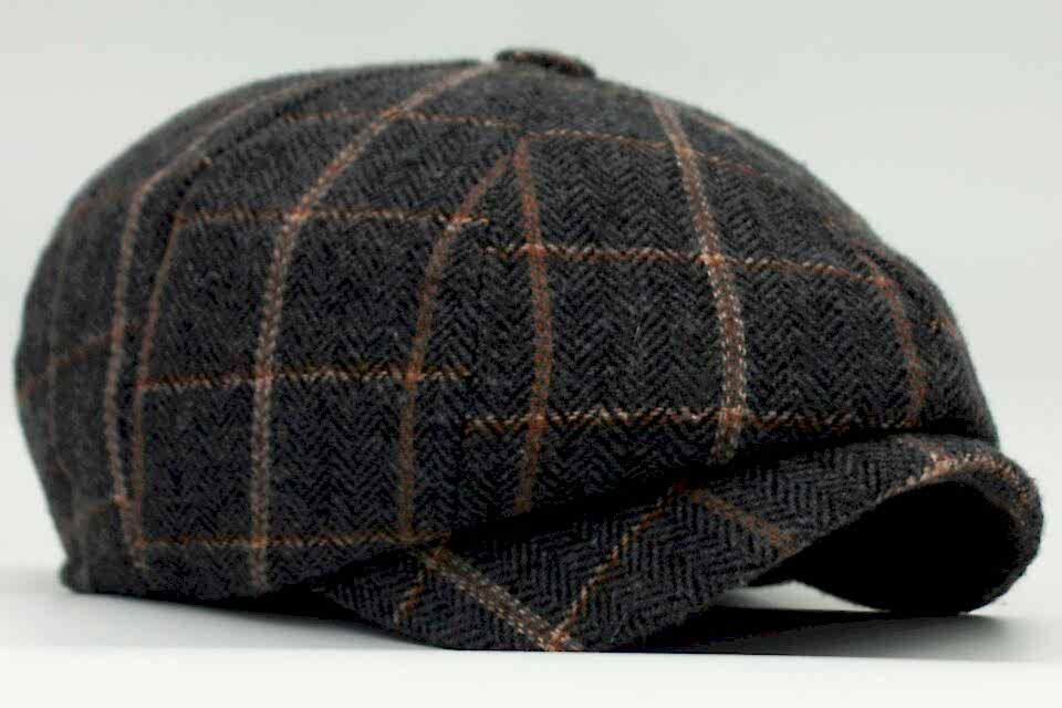 Erkek Antrasit Kasket Baretta Beckham Peaky Blinders Şapka şapkadan.da!