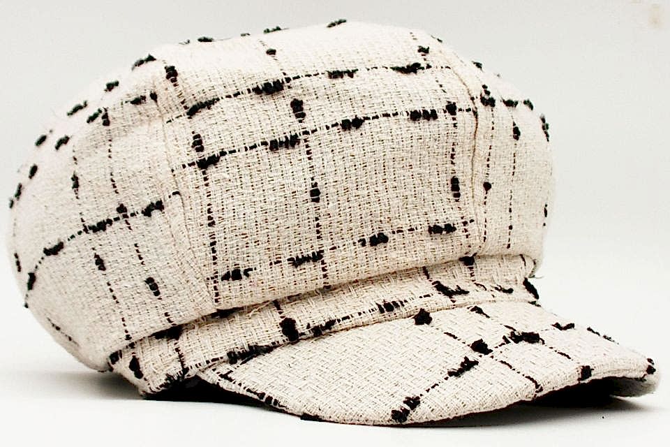 Kadın Yünlü Vintage Kasket Retro Kışlık Şapka