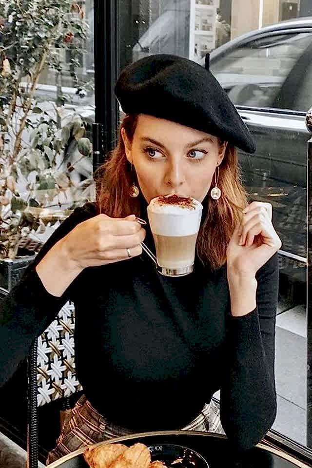 Fransız Keçe Siyah Ressam Bere