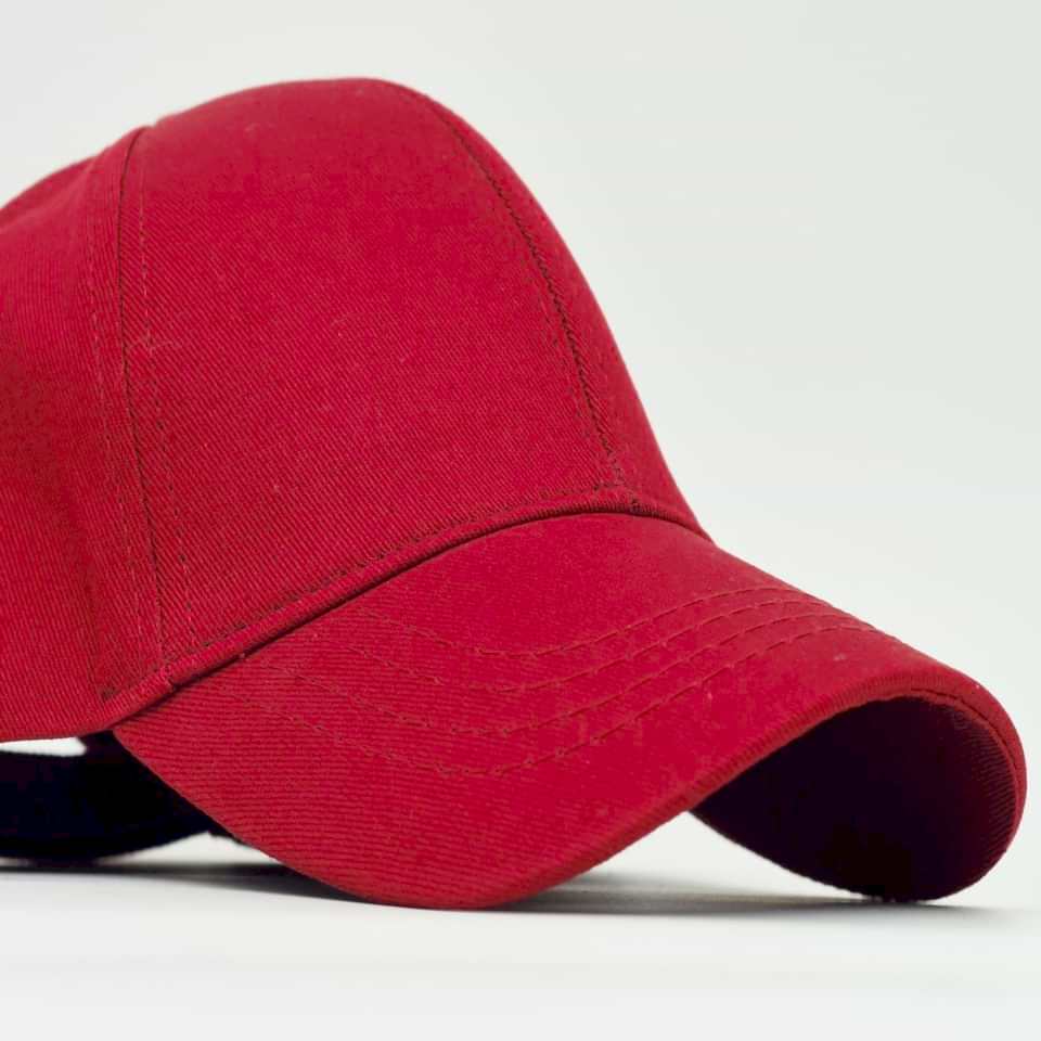 Unisex Ayarlanabilir Bordo Spor Basic Şapka