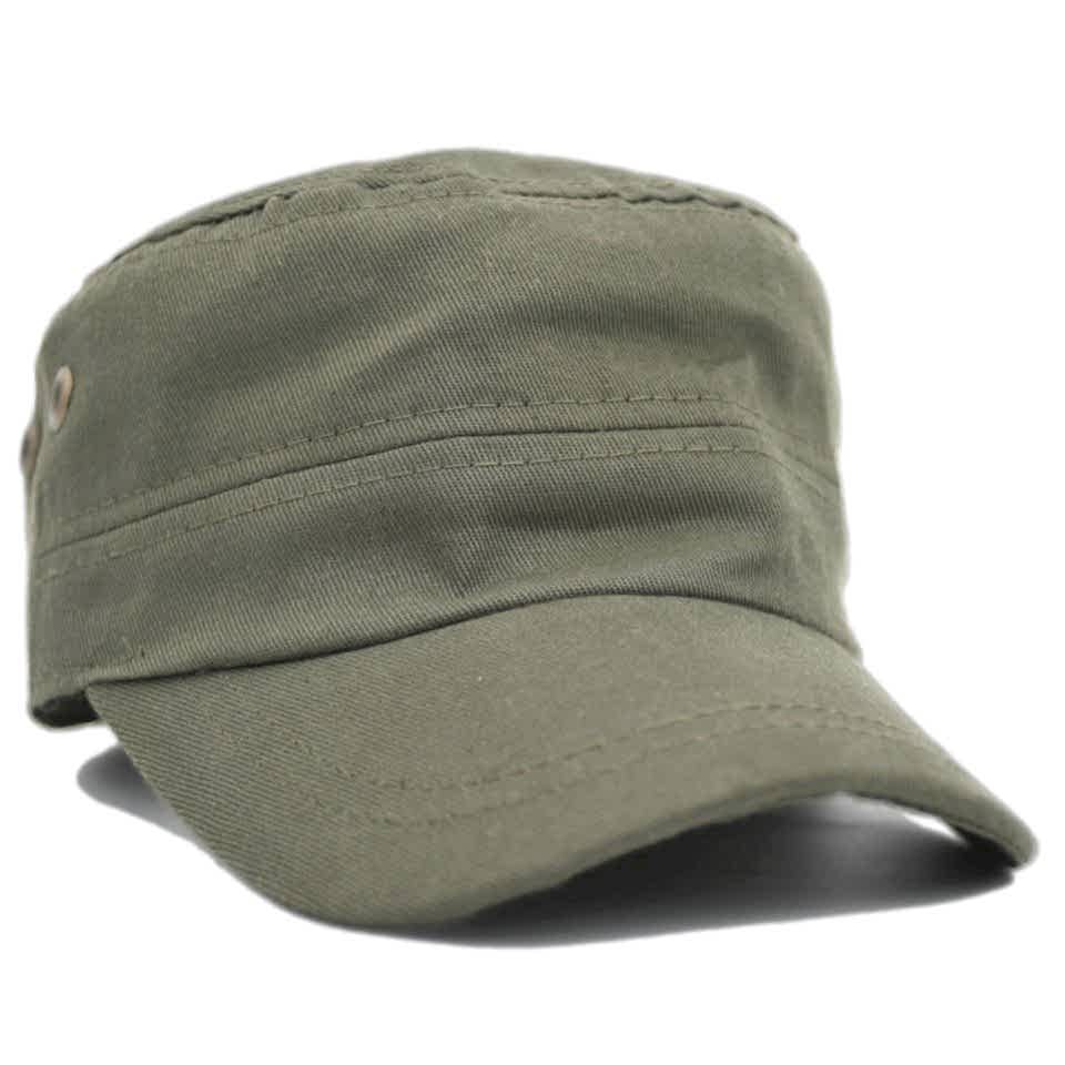 Castro Koyu Yeşil Şapka Kuşgözlü Kastro Avcı Şapkası Fidel Castro