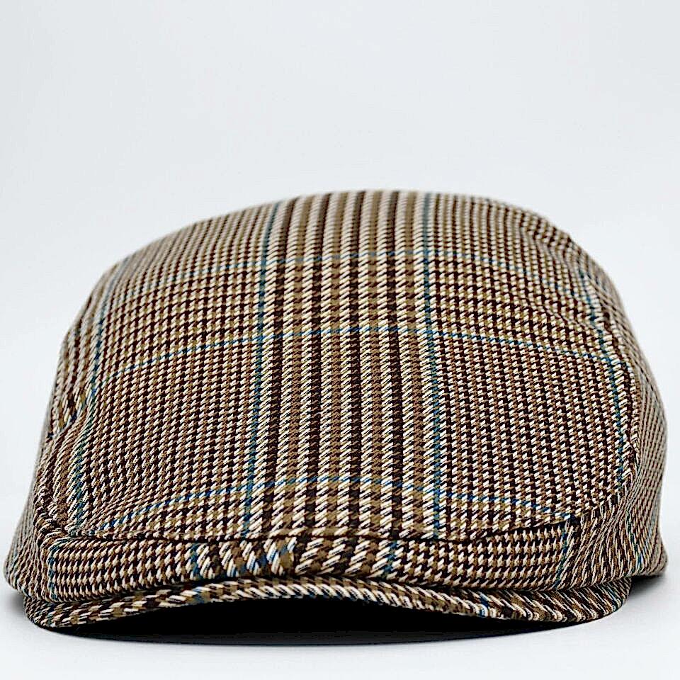 Kahverengi Kasket Pamuklu London Flat Cap Şapka