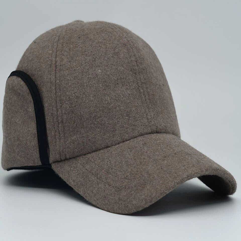 Kışlık Kep Bej Polarlı Avcı Şapka Kulaklıklı Şapka