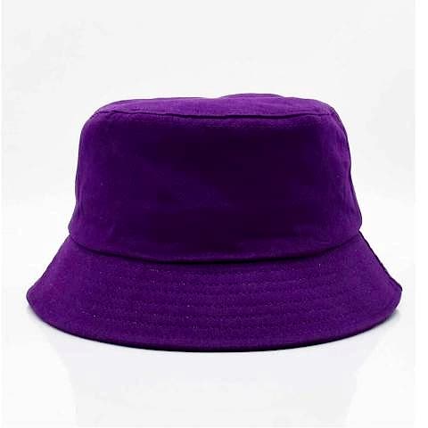 Kadın Mor Bucket Şapka Kadın Kova Şapka