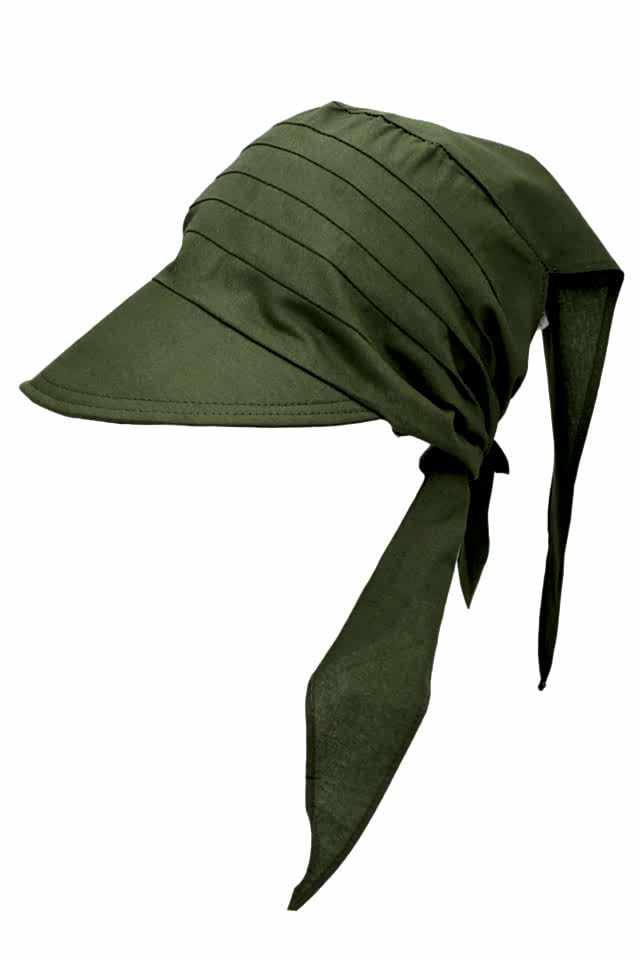 Safari Bağlamalı Siperli Bandana Vizör