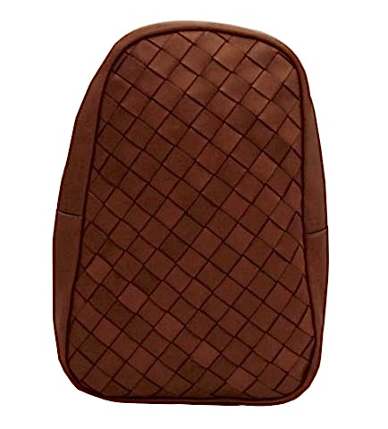 Kadın Kuzu Derisi El Dikimi Sırt Çantas Örgü