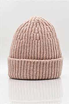 Kadın Yün Bere Pudra