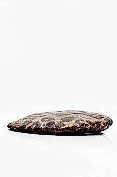 Leopar Desen Ressam Bere Trend Şapka French Beret