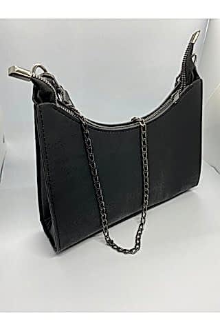 Kadın Siyah El ve Omuz Çantası