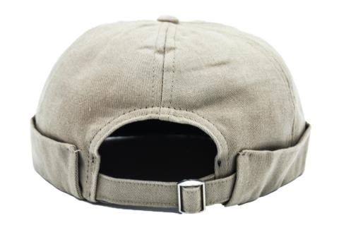 Hiphop Erkek Takke Şapka Docker %100 pamuk tokalı Bej