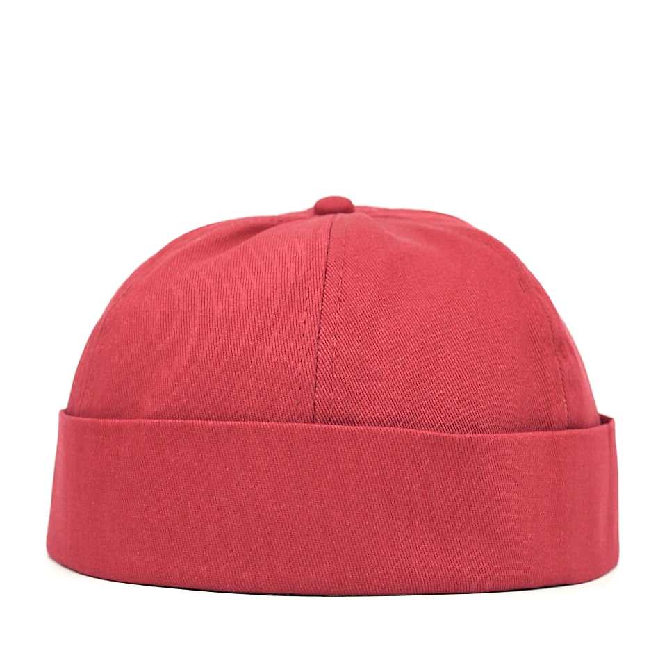 Hiphop Erkek Takke Şapka Docker %100 pamuk tokalı Bordo