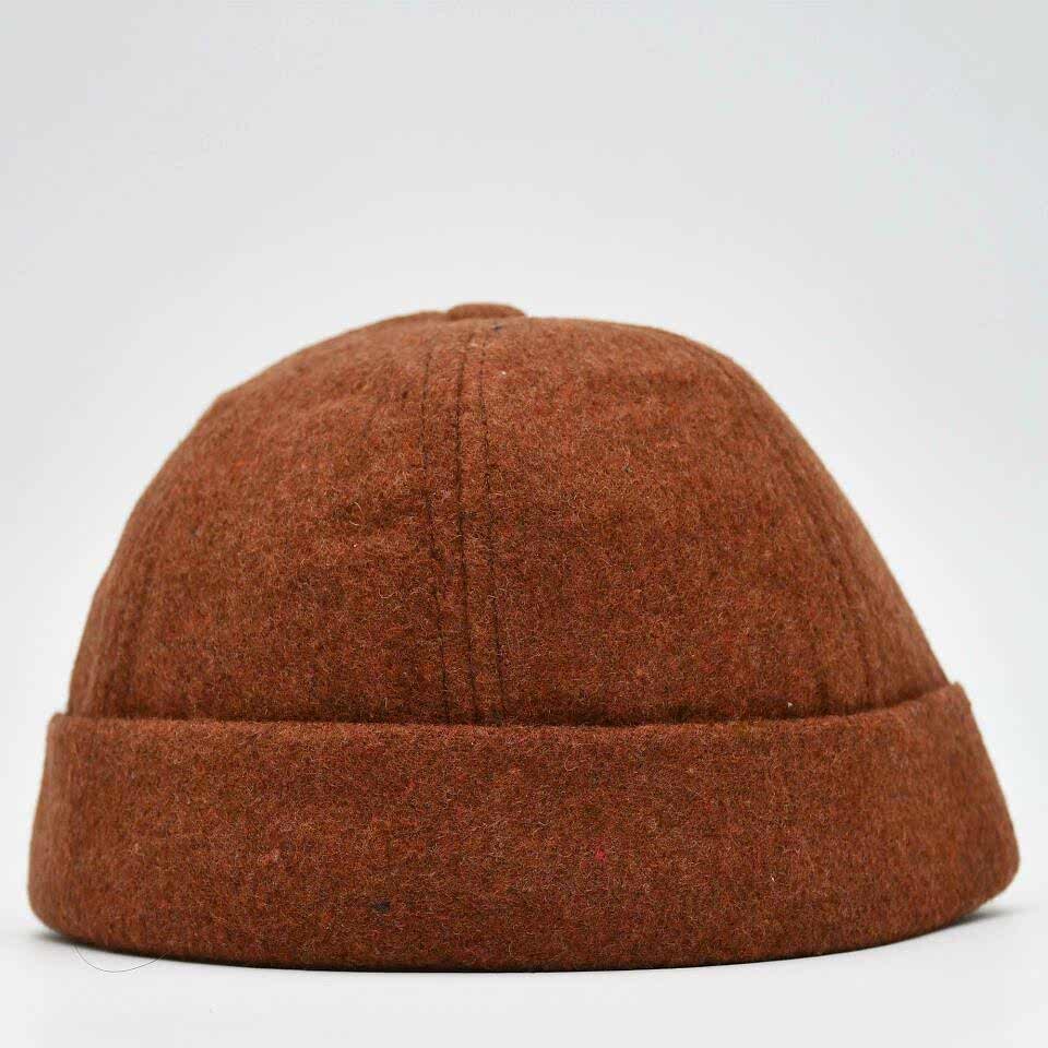 Etnik Desen Kısa Docker Şapka Vintage Cap Kasket