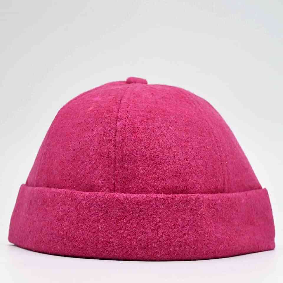 Etnik Desen Kısa Docker Şapka Vintage Cap Kasket