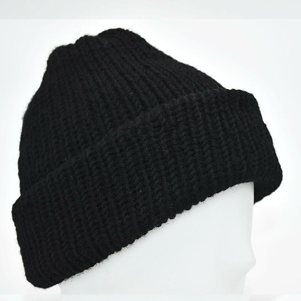 Kalın Kışlık Örgü Yün Kadın Bere Çift Kat