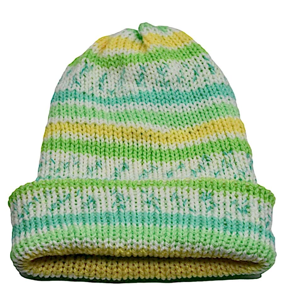 Kalın Kışlık Örgü Yün Kadın Bere Çift Kat