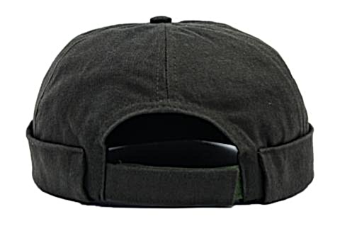 Hiphop Erkek Takke Şapka Docker %100 pamuk Cırtlı Haki