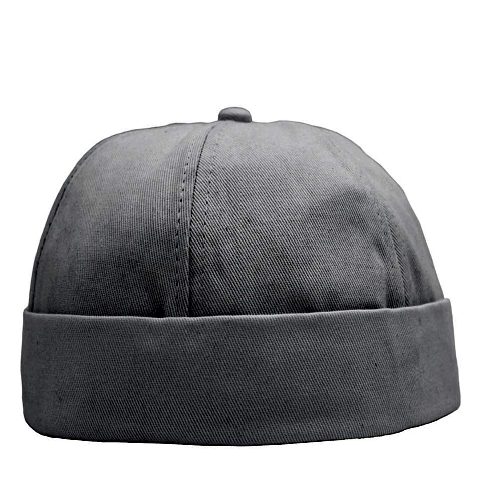 Hiphop Erkek Takke Şapka Docker %100 Pamuk Beyaz