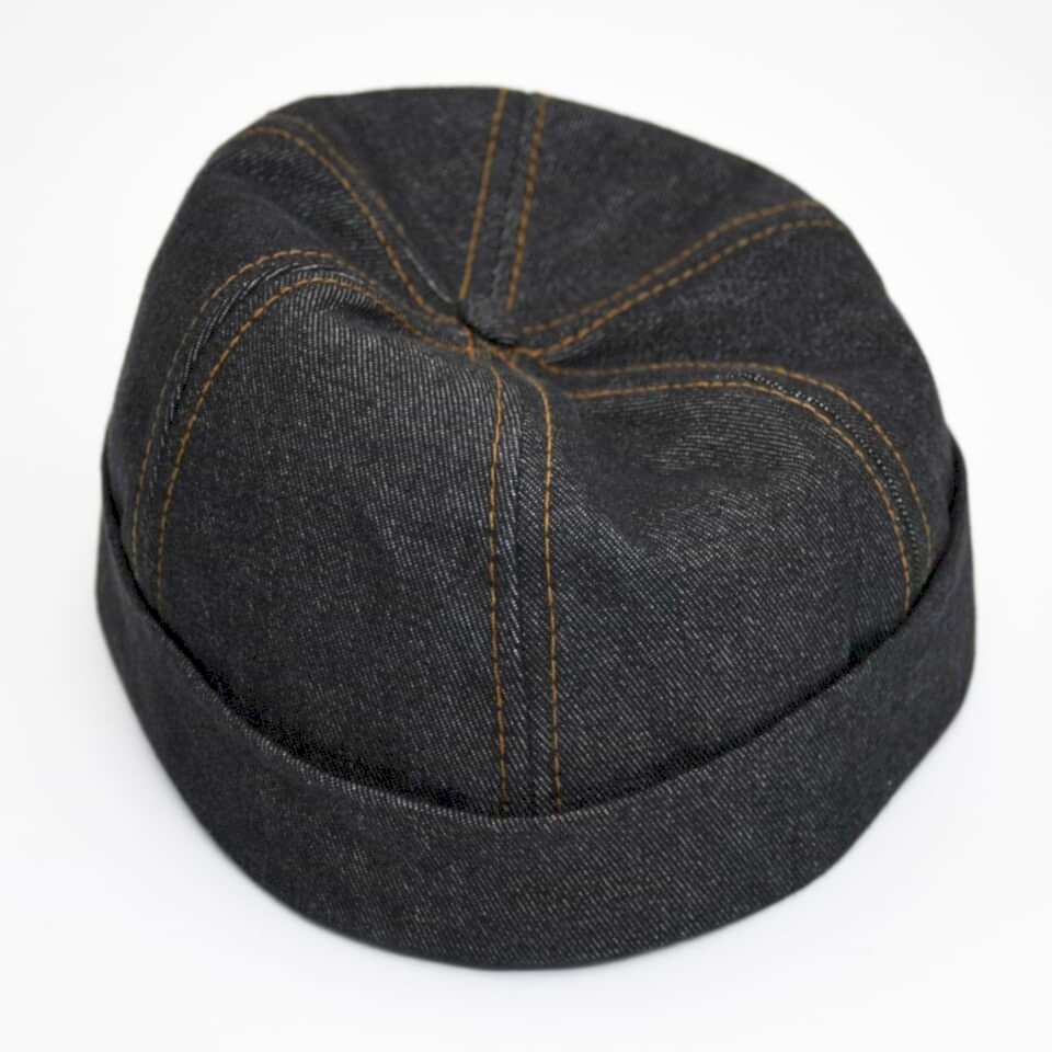 Kadın Kot Şapka Denim Sipersiz Cap Siyah