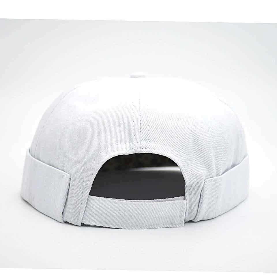 Kadın Şapka Sipersiz Cap Beyaz Pamuk