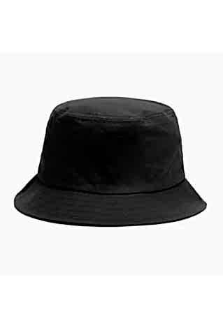 Siyah Bucket Şapka Hava Geçişli Yumuşak Balıkçı Hat
