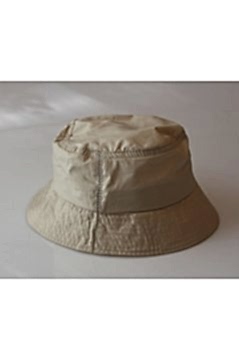Düz Bej Kova Şapka Balıkçı Şapka Bucket Hat