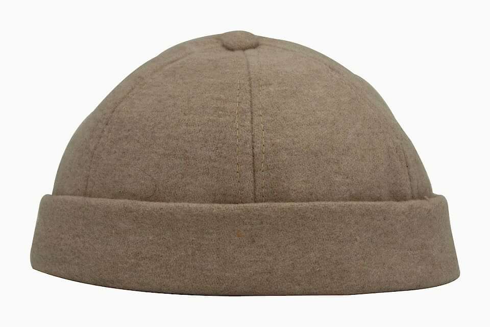 Erkek Sokak Stili Yünlü Sipersiz Şapka Docker Cap